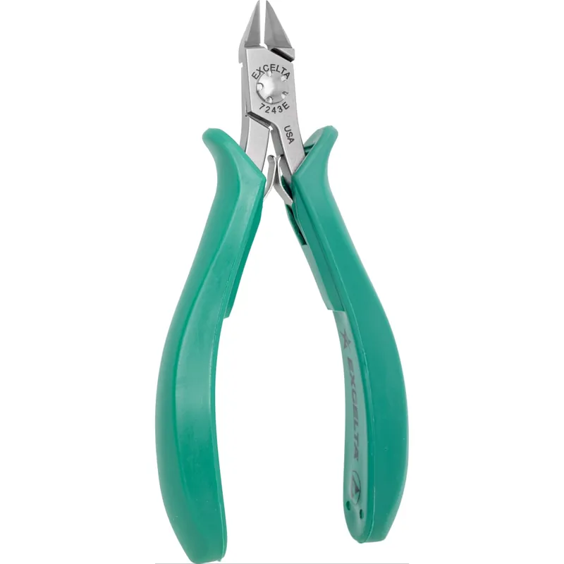 Excelta 7243E Lazer Line Semi-Flush Side Cutter 4.75 Inch