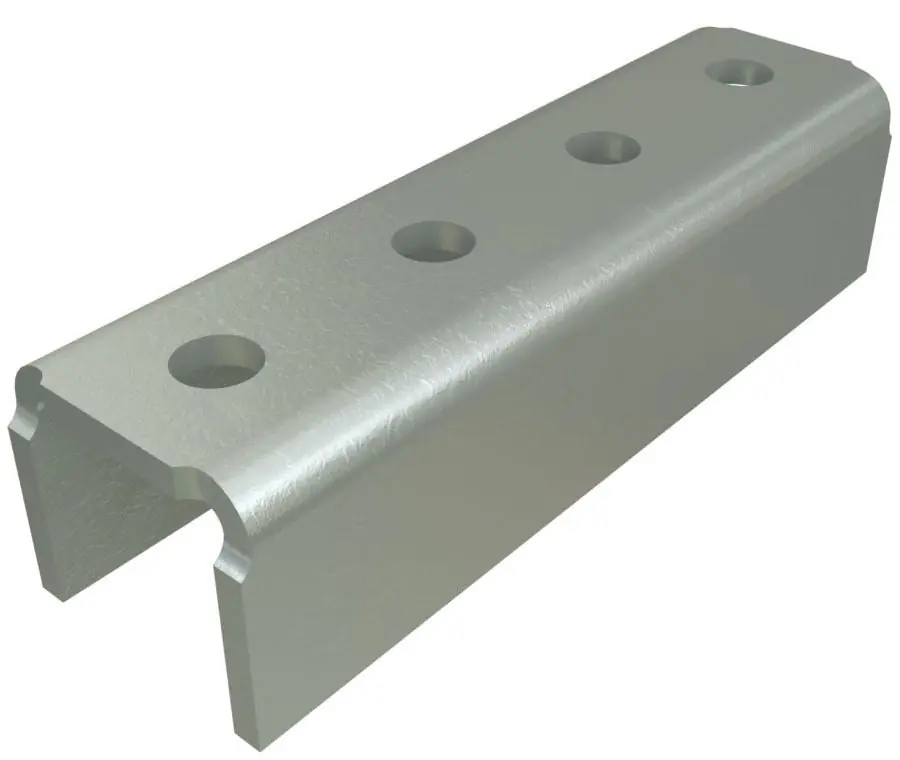 Unistrut P1377-HG 4 Hole U Shape Fitting Use with P1000 P1100 P2000