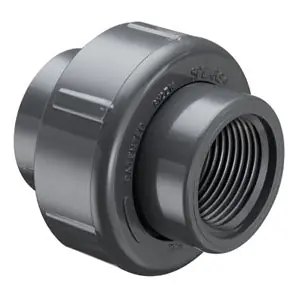 Spears 899-002 1/4 PVC UNION SOCXFPT EPDM