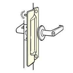 DON-JO MFG INC PLP-211-EBF-SL Latch Protector 3 Width x 11 Height