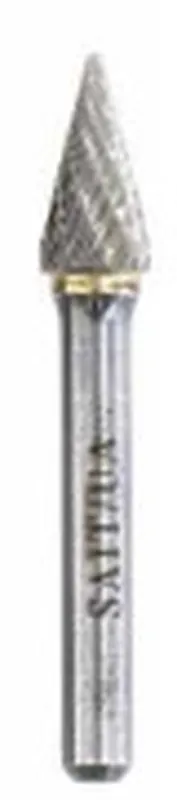 United Abrasives SAIT 45038 1/2 Sm-5 Cone Double Cut Tungsten Carbide Bur