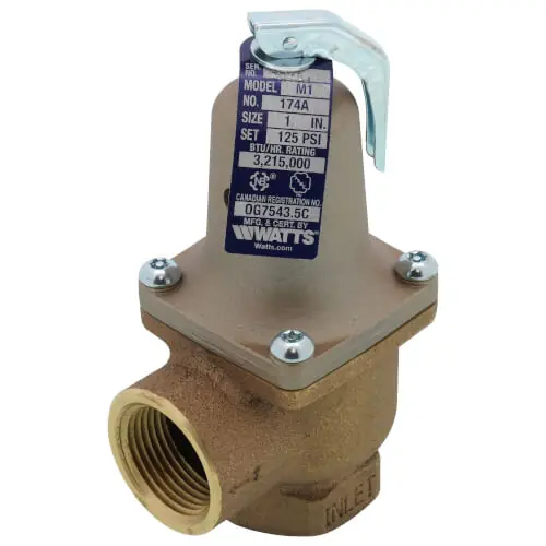 Watts Regulator Company F275404 1 174A 125 FS