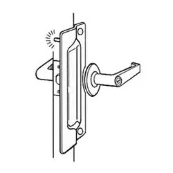 DON-JO MFG INC PLP-211-DU Latch Protector 12 Gauge Steel 3 Width x 11 Height