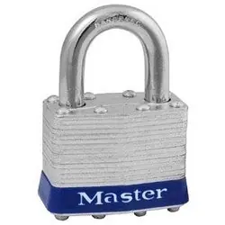Master Lock 1UP Tumbler Padlock Not Keyed Universal 4-Pin Cylinder 1-3/4 Width
