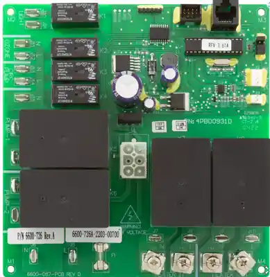 Jacuzzi 6600-296 PCB, Jacuzzi J-325/J-315 Models, Micro Chip 3.83