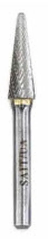 United Abrasives SAIT 45027 1/2 Sl4 Taper Double Cut Tungsten Carbide Bur