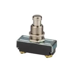 NSI Industries 76070PS Nickel Screw Connection SPST N.O. Pushbutton Switch 15A