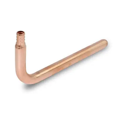 Everflow PSO-12L8 1/2 X 3-1/2 X 8 PEX STUB OUT ELBOW