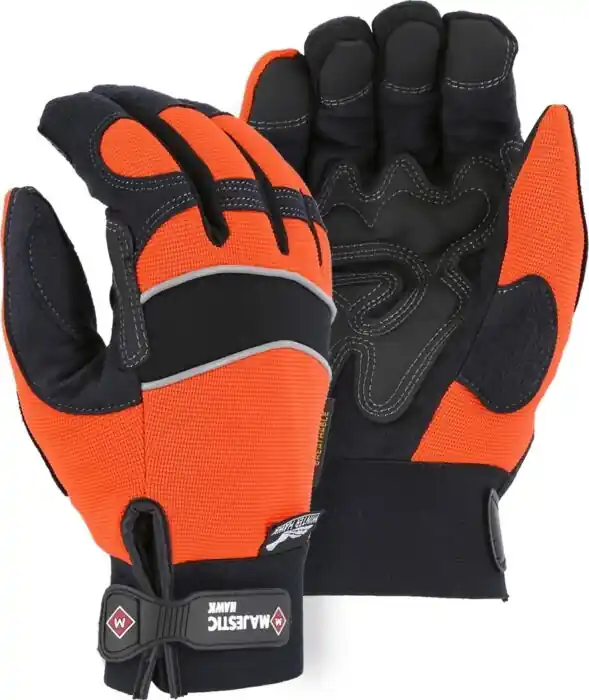 Majestic Glove 2145HOH/10 ARMORSKIN VLCRO M-PATCH WTR.PRF HTLOK L