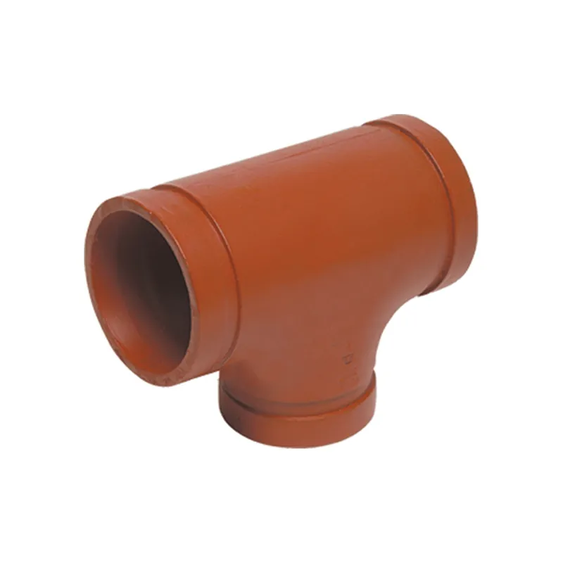 ANVIL GRUVLOK 7061 Standard Reducing Tee For Grooved-End Pipe Ductile Iron 8x6