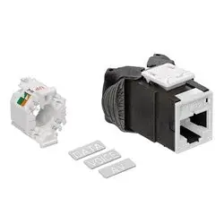 Leviton 61UJK-RW6 Atlas-X1 Cat6 UTP QuickPort Jack, White