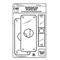 DON-JO MFG INC RPK-109-630 Remodeler Plate Kit, 3-1/2 Width x 9 Height, Stainless Steel, With (2) Remodeler Plate, (1) Mortise Conversion Plate, Fastener