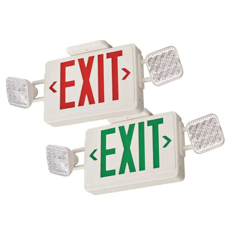 Acuity Brands ECRGSQM6 Lithonia Emergency Exit Sign 120/277 VAC