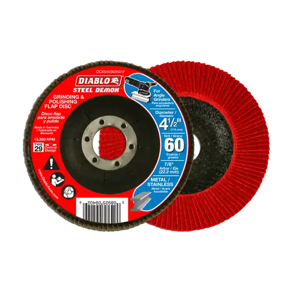 Diablo DCX045060N01F DB 4-1/2 STL DMN FDSC 60G CN NH
