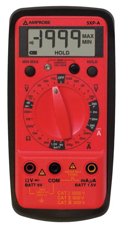 Amprobe 5XP-A Compact DMM With Non-Contact Voltage