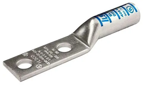 ECM Industries CLND-3/0-38-1 ILSCO CU CMP NO SYT 3/0 AWG 3/8 HOLE 2HOLE LUG