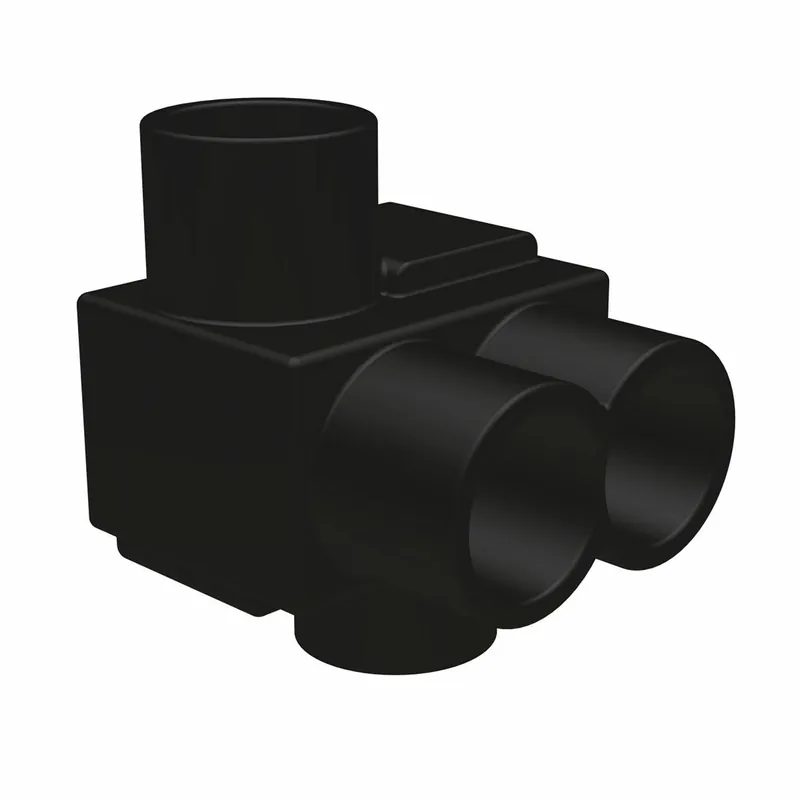 Burndy 1PLO2/02 Al Distribution Tap Connectors UV Black Plastisol Covered 2 Ports Replacement MPN