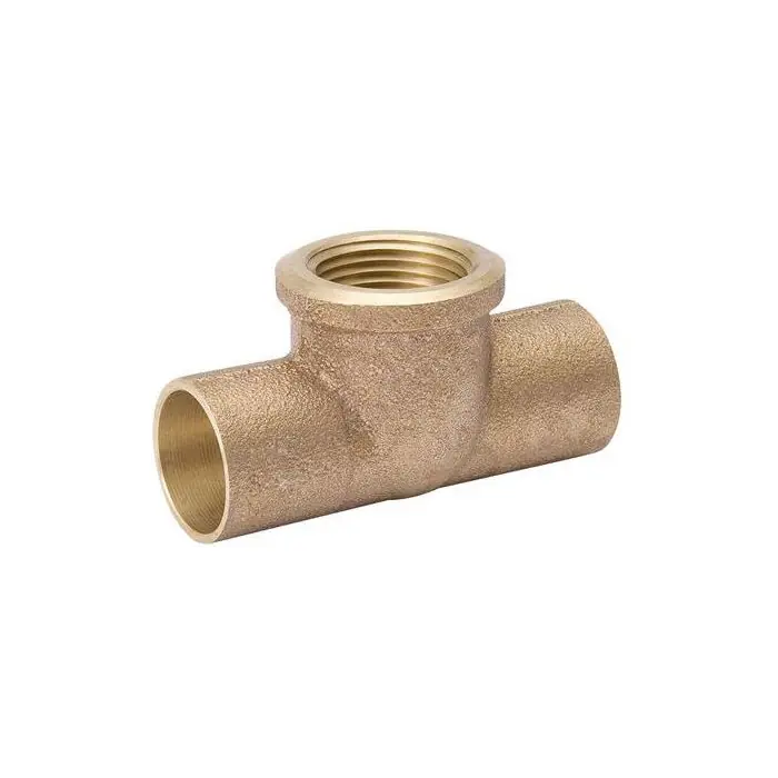 Mueller A-02578NL Tee, C X C X FPT, 3/4 X 3/4 X 3/8