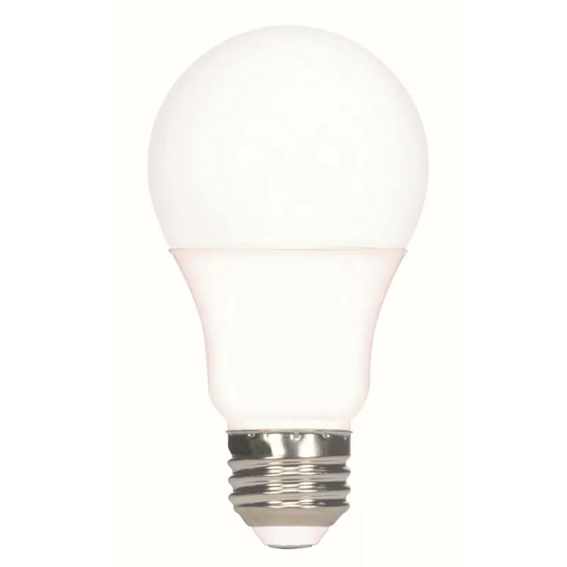 Satco S25012 9.2 Watt A19 LED - 5000K - Medium Base - 220 Degree Beam Angle - 12V-24VAC - 12V-34VDC
