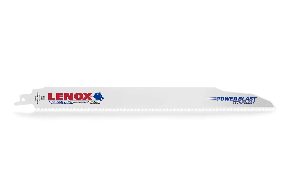 Lenox 20373106R5 Demolition Bi-Metal Reciprocating Saw Blade 12 inch 6 TPI