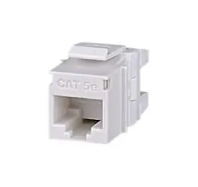 Signamax KJ458MT-C5E-BK Cat5e MT-Series Keystone Jack, T568A/B Wiring, Black
