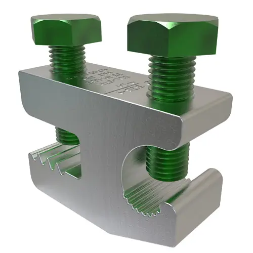 ECM Industries SGB-4 ILSCO Lay-In Ground Lug Dual Rated Conductor Al Range 4-14 Tin Plated UL CSA