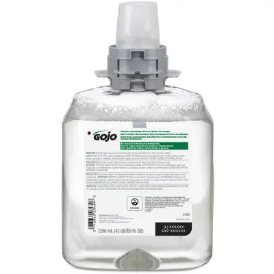 Gojo 5165-04 Green Certified Foam Hand Cleaner 1250 mL Refill