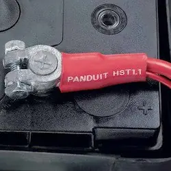 Panduit HST1.5-9-XY HeatShrinkThickAdh 1.5Dia BL PK10