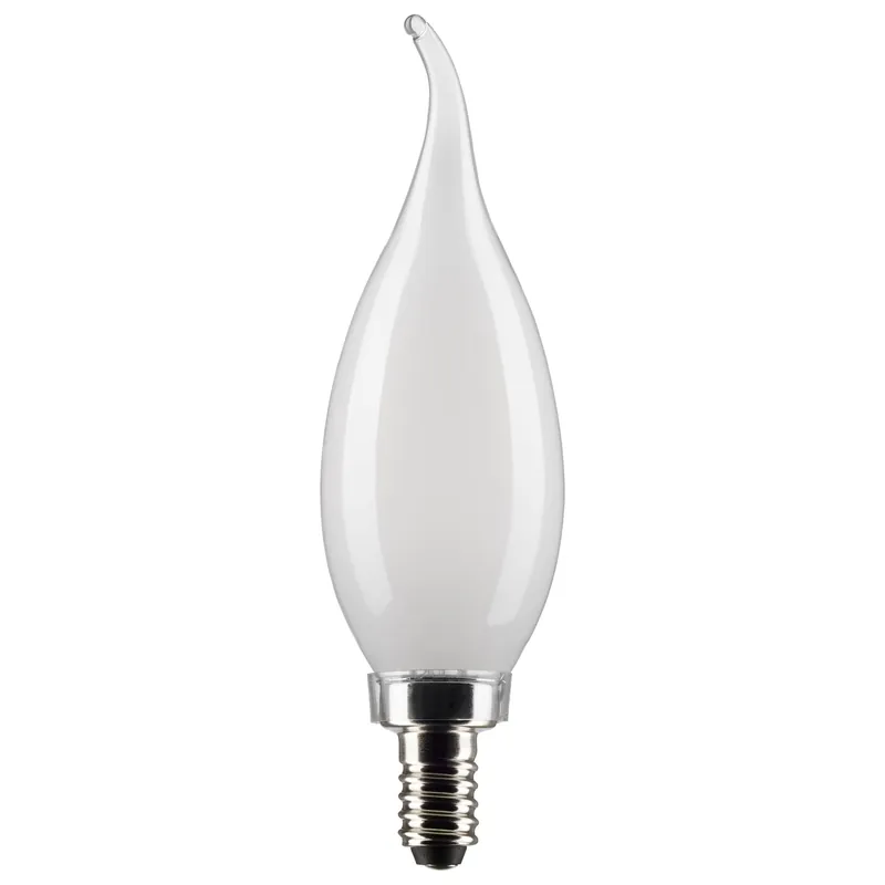 Satco S21300 4 Watt CA11 LED Lamp - Frost - Candelabra Base - 90 CRI - 2700K - 120 Volts