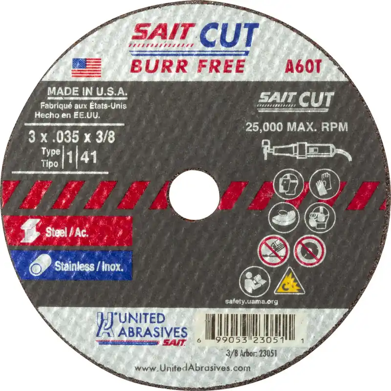 United Abrasives SAIT 23064 4 x .035 5/8 A60T Metal Cut-Off Wheel