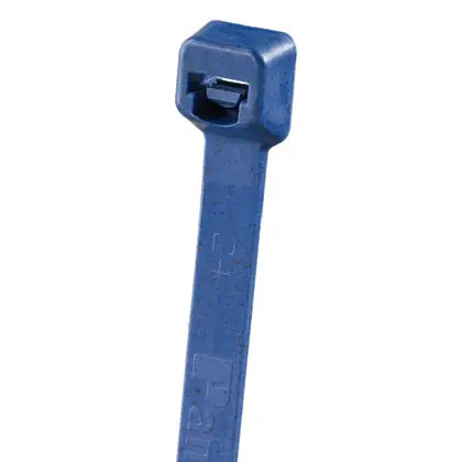 Panduit PLT2S-C186 Cable Tie, Dark Blue, Met Det Polypropylene, 7.3L, 30lb