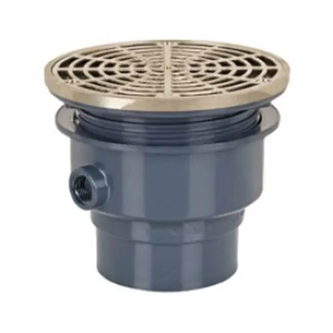 SIOUX CHIEF 842-3ANR ADJ FLOOR DRAIN 3 ABS 5NB R&S SQ