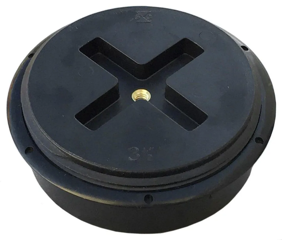 Sioux Chief 875-4A Cleanout Bushing Black 4 with Plug