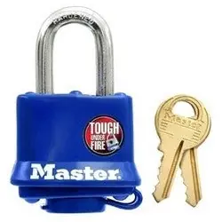 Master Lock 312D Tumbler Padlock Keyed Different 4-Pin Cylinder 1-9/16 Width