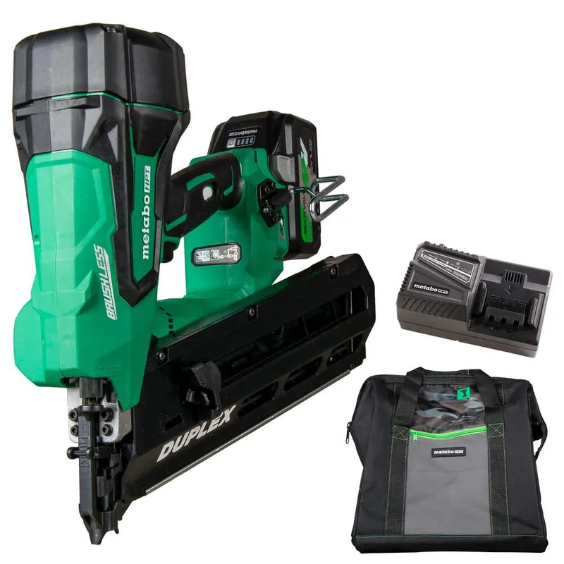 Metabo HPT NR3675DDM 36V Cordless Forming Duplex Nailer Kit