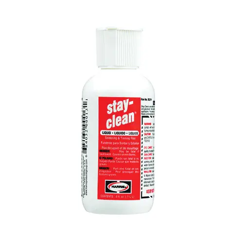 J.W. Harris SCLF4 Harris Stay-Clean Soldering Flux 4 oz Capacity