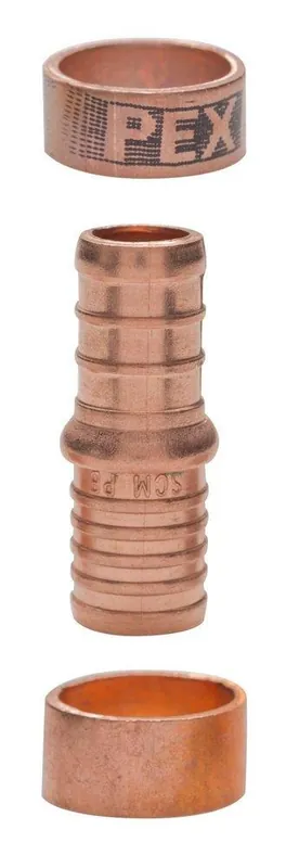 Sioux Chief 645X2G PowerPEX 1/2 in. Copper PEX Crimp x 1/2 in. Polybutylene Connection Adapter
