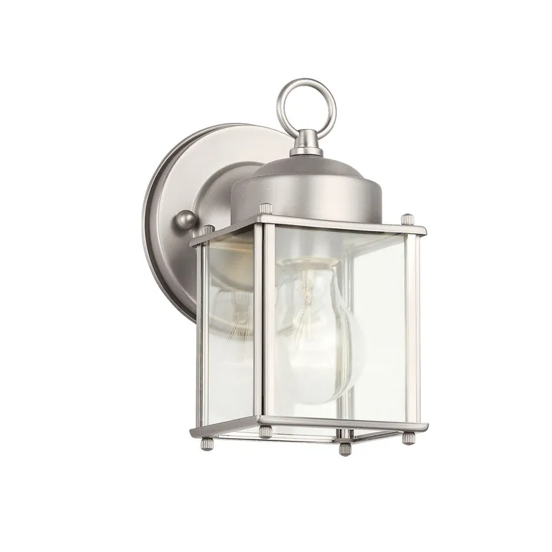 Kichler 9611SS The One Light New Street Wall Lantern 60 Watt 8 Inch