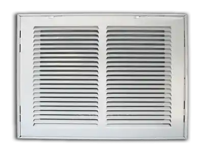 Metal-Fab MFRFG2412W Return Air Filter Grille 24 in W x 12 in H