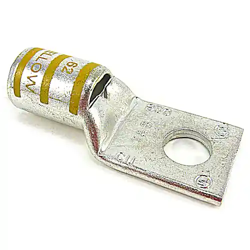 ABB 58163 Thomas & Betts 1-Hole Copper Lug - 4/0 Weld, 3/8 Bolt