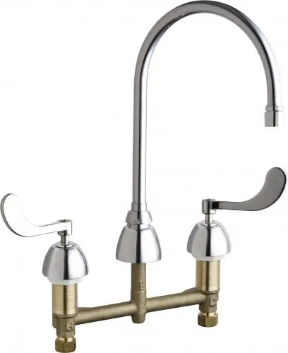 Chicago Faucet 201-AGN8AE35V317AB Concealed Kitchen Sink Faucet