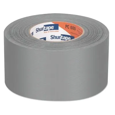 Shurtape 196307 PC 609 Professional Grade Co-Extruded Cloth Duct Tape 3 in x 60 yd