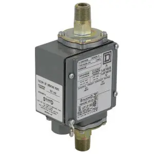 Telemecanique Sensors 9012GGW4 Pressure Switch 9012G Adjustable Scale 2 Thresholds 0 to 175 psig
