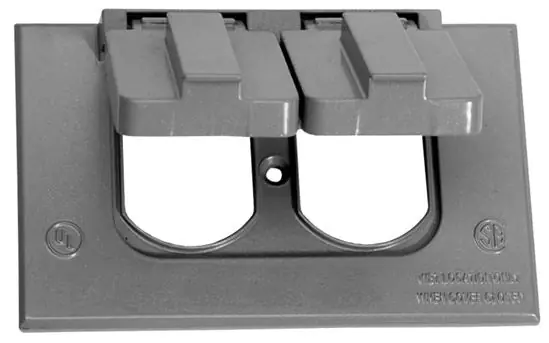 Teddico FC-81V Cover Single Gang Weatherproof 4-1/2 IN Width X 2-3/4 IN Height