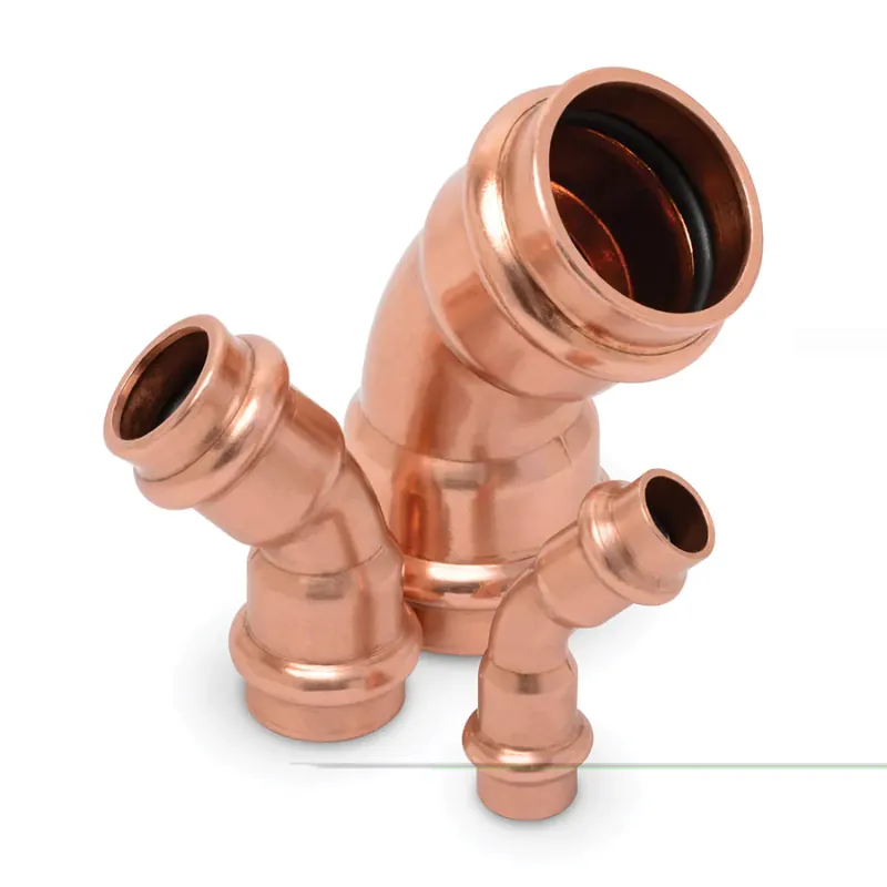 Sporlan 871406 Copper 45 Degree Elbow, 7/8 ZoomLock MAX
