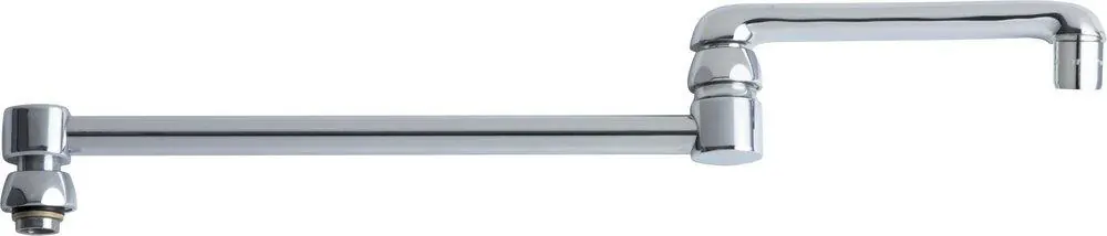 Chicago Faucets DJ18E35JKABCP Swing Spout in Polished Chrome