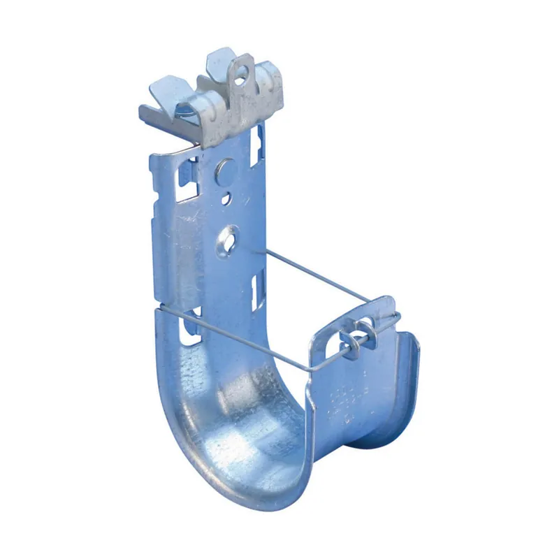 nVent CADDY CAT32HP24 Cat HP 2 J-hook with hammer-on flange clip, swivel 1/8 1/4 flange
