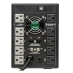 Tripp Lite SMART1500LCDT SmartPro LCD 120V 50/60Hz 1500VA 900W Line-Interactive UPS, AVR, Tower, LCD, USB, 10 Outlets
