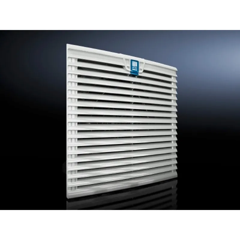 Rittal 3239200 Outlet Filter Standard, For Use With SK 3239 Fan and Filter Unit, ABS, Pale Gray