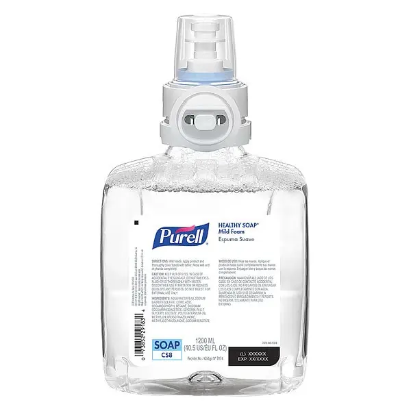 Gojo 7874-02 Purell Healthy Soap Mild Foam 1200 mL Refill